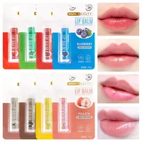 Baume à lèvres fruité Favor 18, huile à lèvres hydratante, rouge à lèvres transparent anti-rides, brillant à lèvres hydratant longue durée