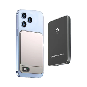 Cargador Portátil Universal Ultra Delgado, Banco de Energía Magsaferred de 20W PD, Banco de Energía Magnético Inalámbrico de Carga Rápida con Pantalla Led - Product Image 1
