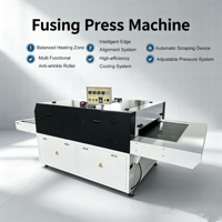 Nouvelle Machine de Fusion et de Collage de Tissus Pneumatique Multifonctionnelle, Rouleau Anti-Plis, Machine de Traitement Textile pour Vêtements, Presse à Chaud 9
