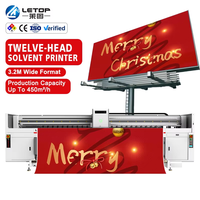 Impresora digital industrial profesional LETOP de 3.2M para plotter de gran formato, máquina de impresión de pancartas con tinta, rollo a rollo