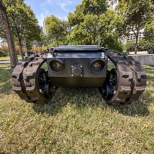 Robot telaio Ugv piattaforma cingolata veicolo pista telecomandato cintura in gomma robotica cingolata piattaforma portante cingolata - Product Image 3
