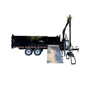 Remolque Volquete Hidráulico de 16' Homologado para Carretera, Neumáticos y Ejes, Componentes Principales PLC 170HDT, Cargador para Tractor Agrícola, 5 Años de Garantía - Product Image 1