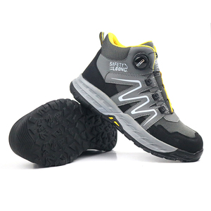 Bottes <span class=keywords><strong>de</strong></span> <span class=keywords><strong>Sécurité</strong></span> Industrielles pour Hommes, <span class=keywords><strong>Chaussures</strong></span> <span class=keywords><strong>de</strong></span> Travail à Embout en Acier pour Randonnée en Plein Air, Semelle Extérieure en Caoutchouc Antidérapante - Product Image 6