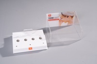 Bespoke Headset tampilan earbud, Meja Earphone tampilan akrilik