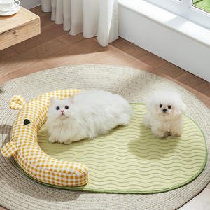 <strong>Dog</strong> Mat <strong>Kennel</strong> Four Seasons Universal Small Medium <strong>Dog</strong> Pet Sleeping Mat Cat Nest Solid Cloth Cool Feeling Wholesale - Product Image 2