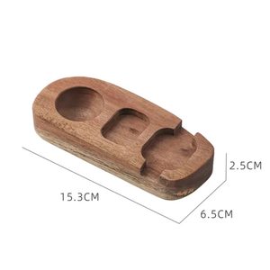 Nouveau chariot de service transfrontalier en bois massif pour œufs, bols, baguettes et cuillères, idéal pour les petits-déjeuners nutritifs et les plats cuisinés - Product Image 1