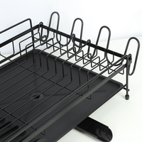 Égouttoir à vaisselle extensible et réglable à une seule couche, gain de place, pour cuisine, à poser sur l'évier, vente directe usine