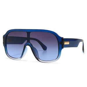 Lunettes de soleil vintage surdimensionnées carrées pour femmes avec logo personnalisé, verres monobloc, pour hommes - Product Image 6