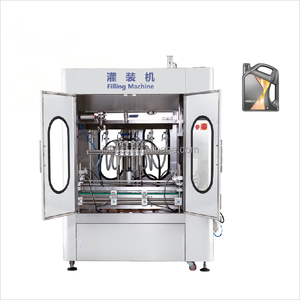 Machine de remplissage automatique d'huile lubrifiante pour moteur liquide électrique, essence, 220V/380V, 1000-6000 B/h, contrôle par écran tactile PLC, 1% - Product Image 1