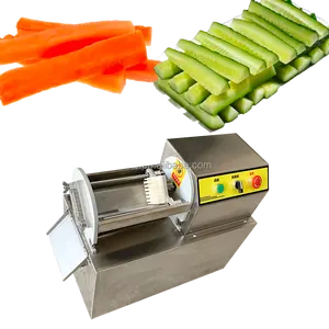 Hete Verkoop Commerciële Dicer Snijmachine Chopper Shredder Cutter Dubbele Koppen Wortels Bladtomaat Fruit Groenten Snijmachine