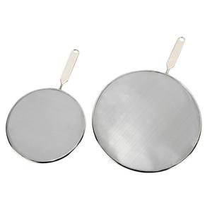 Juego de Protectores Antisalpicaduras MetalTex de 2 Piezas, 20 cm y 29 cm, Tapas de Acero Inoxidable para Cocina - Product Image 1