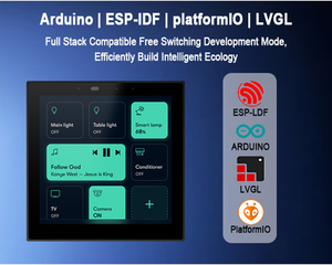 OEM ODM Panneau de contrôle intelligent pour la maison connectée ESP32 4 pouces, écran tactile mural HMI avec RJ45 RS485 pour hôtel intelligent - Product Image 4