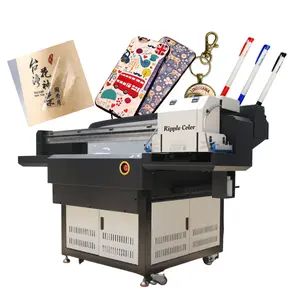 ripple color uv printer glass stickers printing machine 9090 uv printer