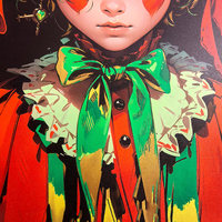 Impressions d'art néon d'anime personnalisées, impression numérique A2 A3 A1, papier fluorescent, exposition de bandes dessinées, décoration murale de la maison, illustrations, affiches