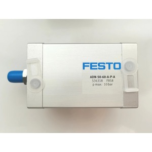 กระบอกลมนิวแมติก Festo รุ่น ADN 80 40 I P A ตัวเรือนอะลูมิเนียม แบบมาตรฐาน แรงดันสูงสุด 10 บาร์ - Product Image 2