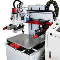 Máquina de serigrafía de sobremesa con superficie plana de aleación de aluminio, caja eléctrica independiente, totalmente servocontrolada y de ultra precisión con succión de aire.