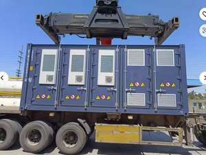 Système d'énergie solaire SCU 1 MW avec stockage par batterie et alimentation de secours DG refroidie par air LiFePO4 - Product Image 2