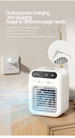 Ventilateur Brumisateur Multifonctionnel et Durable à Refroidissement Rapide pour Bureau, Dortoir, Caravane et Activités Extérieures – Idéal pour les Journées Chaudes