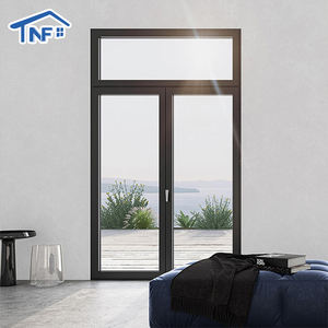 Pintu Prancis Aluminium Alloy Modern dengan Pembukaan Manual dan Solusi Desain Grafis untuk Aplikasi Eksterior - Product Image 6