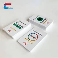 Tarjeta de Visita NFC para Redes Sociales como Instagram, Facebook y TikTok con RFID para Reseñas de Google