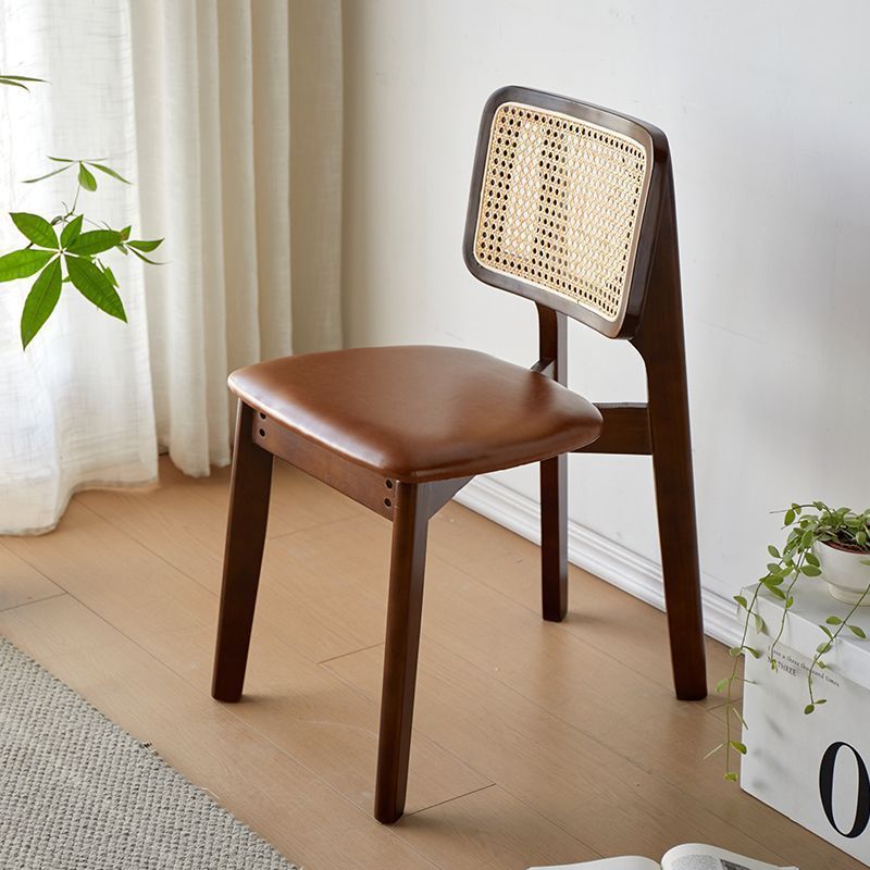 Walnut-brown soft glossy finish