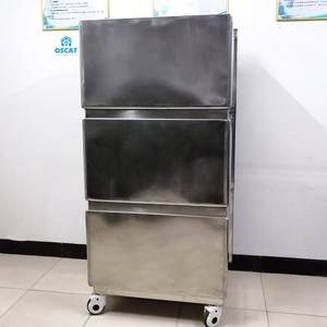 OSCAT EUR PET ad alta pressione robusto ospedaliero 304 in acciaio inossidabile gabbia per animali domestici con ruote gabbia del canile per animali domestici - Product Image 6