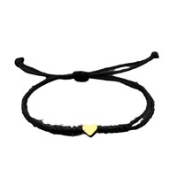 Vente chaude Simple CCB Coeur Pendentif Couple Bracelet Tissé À La Main Réglable Corde Rouge Bracelet pour Cadeaux Date Porter