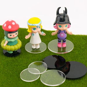 Kích Thước Tùy Chỉnh Nhiệm Vụ Nặng Nề PU Có Thể Tháo Rời Dấu Vết Miễn Phí Rõ Ràng Dính Pad Vòng Tròn Sticker Pad Stick Sheets Keo Chấm - Product Image 3