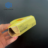Boîte d'emballage vide d'affichage de capsules de café de luxe en papier carton personnalisé pour échantillon de capsules de café
