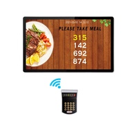 Système de gestion de file d'attente sans fil avec imprimantes de tickets numérotés pour écrans LED LCD économiques pour cliniques