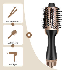 Cepillo de Aire Caliente Multifunción 2 en 1, Rizador, Secador, Voluminizador, Peine Calentado, Alisador, Estilizador de Cabello - Product Image 1