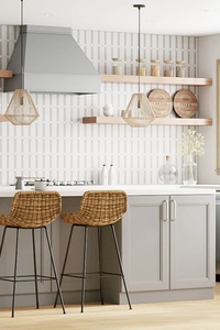 GIVANSSIE Ensemble complet d'armoires de cuisine en bois Petit meuble mural avec évier rabattable <span class=keywords><strong>Concept</strong></span> ouvert Design Made in Turkey - Product Image 2