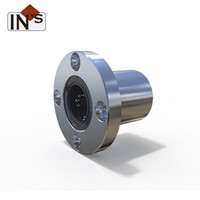 Roulement linéaire à double jointement LMES 20 UU, norme européenne, glissière linéaire métrique pour axe de 20 mm, pour l'automatisation