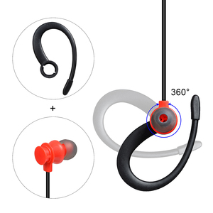 <span class=keywords><strong>C</strong></span>字型ソフトイヤーフック、PTTマイク付き双方向WalkieTalkieイヤホン、Baofeng Kenwood Walkie Talkiesと互換性があります - Product Image 4