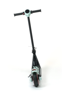 QMWHEEL Mini Scooter Eléctrico de Alta Calidad y Gran Resistencia de 130W para Niños de 12 Años, Dos Ruedas, Plegable, con Luces LED y Marco de Acero - Product Image 5