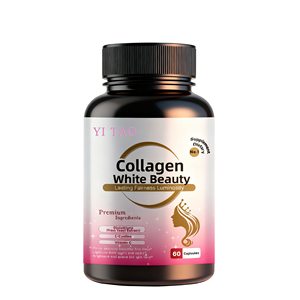 Pilules blanchissantes pour la peau au collagène biologique – Complexe Glutathion + Collagène – Éclaircit, raffermit et hydrate la peau – Idéal pour la beauté quotidienne - Product Image 1