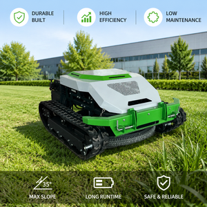free shipping CE EPA 900mm remote control crawler mower 452cc engine grass <b>cutter</b> commercial garden machine - Product Image 2