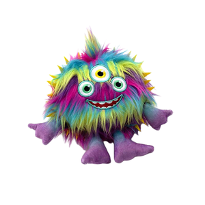 OEM/ODM Peluche de Monstruo Esponjoso con Pelaje Colorido, Forma de Monstruo Grande, Adorable Muñeco de Compañía para Niños, Colgante de Peluche para Llavero - Product Image 3