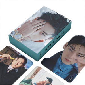 55 cartes Lomo Kpop V Taehyung personnalisées, imprimées UV, en papier imprimable, pour anniversaire, magazine de mode, photocard, cadeau - Product Image 4