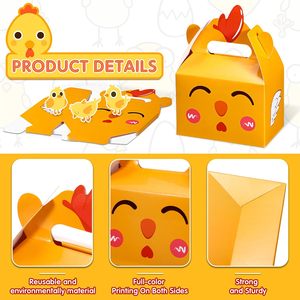 Boîtes d'emballage rapides pour poulet frit, frites, en papier kraft jetable, emballages alimentaires personnalisés en papier kraft - Product Image 2