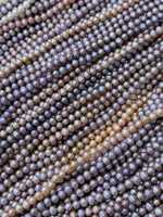 Perles d'eau douce naturelles Edwin en gros, qualité AAAA, blanches et roses, 5,5-6,5 mm, forme œuf/pomme de terre, sans noyau, sans imperfections, aspect brillant
