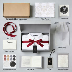 Caja de Regalo Personalizada de Cartón Rígido Negro de 2 mm de Grosor, con Recubrimiento UV, Impresión Magnética, Caja de Embalaje Grande para Ropa, de Lujo - Product Image 5