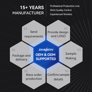 Traje de Buceo DIVESTAR de Neopreno de 3mm, Diseño Personalizado, Sin Mangas, con Cremallera Trasera, Transpirable, de Piel Lisa, para <span class=keywords><strong>Hombre</strong></span> - Product Image 6