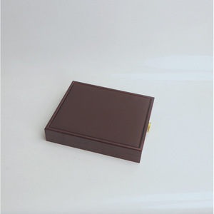 กล่องใส่เครื่องประดับไม้ทรงสี่เหลี่ยมคลาสสิกชั้นเดียวกล่องเก็บของขวัญ - Product Image 1