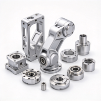 Composants robotiques sur mesure en usinage CNC, articulations de robot en alliage d'aluminium