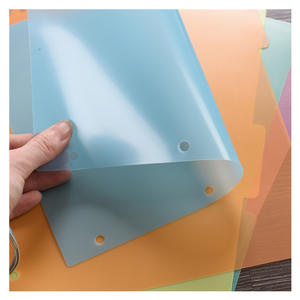 Séparateurs <span class=keywords><strong>de</strong></span> pages en forme <span class=keywords><strong>de</strong></span> dossier en PP semi-<span class=keywords><strong>transparent</strong></span> pour <span class=keywords><strong>bureau</strong></span>, format A4/A5, étiquettes <span class=keywords><strong>de</strong></span> couleur, cartes d'index, papier à feuilles mobiles - Product Image 5