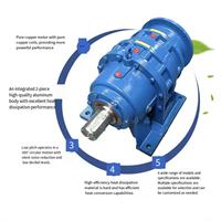 Réducteur à engrenages cycloïdaux avec moteur 2,2KW-11KW (BWD/BLD/XWD/XLD) - Transmission industrielle marine en fonte ODM à couple élevé