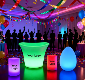 Tùy chỉnh <span class=keywords><strong>RGB</strong></span> Cube bóng Cocktail cột Bar đồ nội thất có thể sạc lại <span class=keywords><strong>LED</strong></span> ánh sáng đèn điều khiển từ xa IP65 cho khách sạn giáng sinh bên - Product Image 3