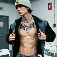 Autocollants de tatouage semi-permanents personnalisés en papier, tatouages temporaires longue durée, fabricant OEM ODM, vente en gros, tatouages corporels tendance