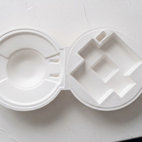 Boîte d'emballage pour biberon en pulpe de papier de qualité alimentaire non toxique, boîte cadeau en fibre moulée biodégradable écologique personnalisée